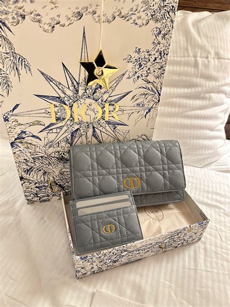 dior caro card holder|dior card holders for women.